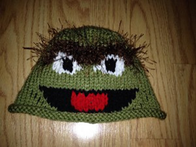 Oscar the Grouch Baby Hat