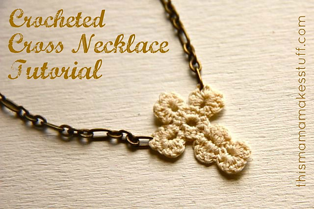 Ravelry: Crochet Cross Necklace pattern by Carrie Lundell