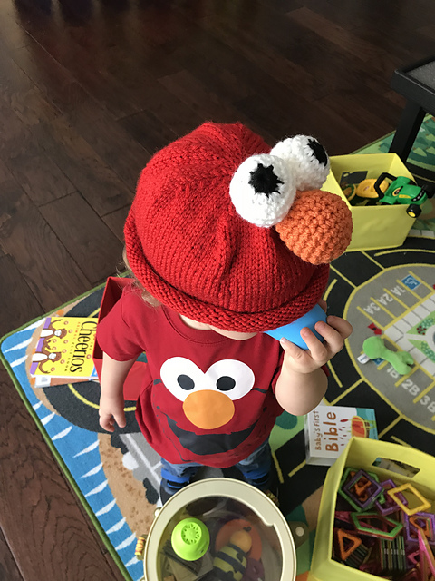 Elmo Inspired Hat