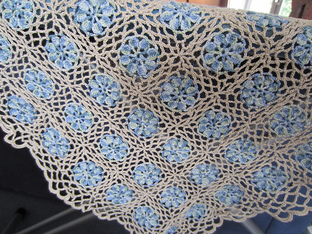 marigold motif tablecloth