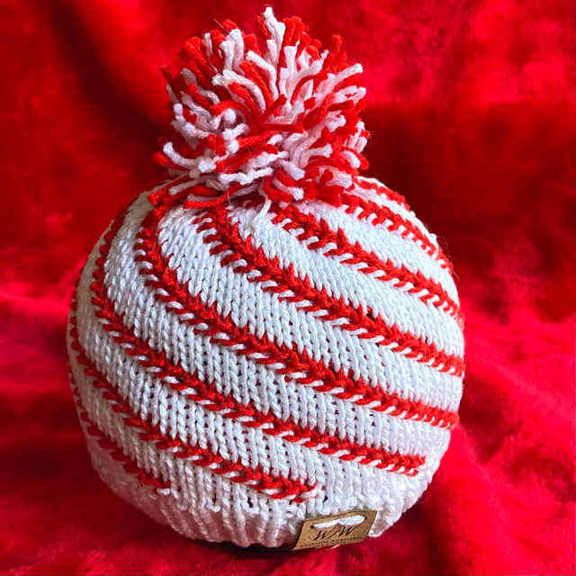 Candy Cane Baby Hat
