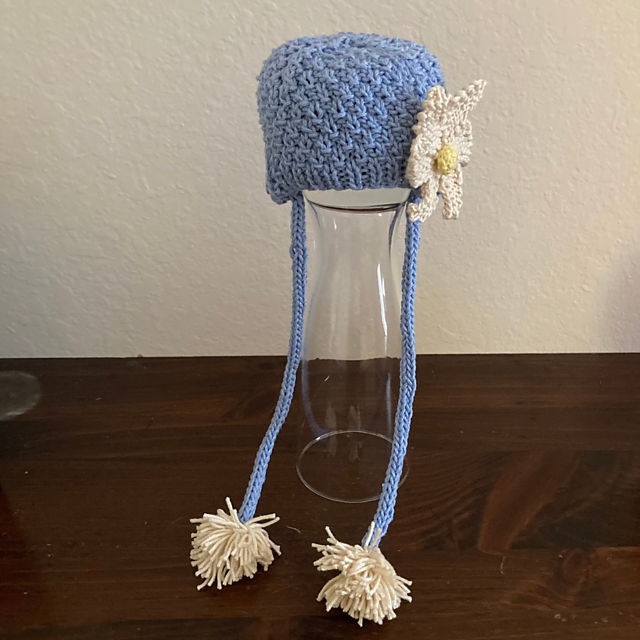 Preemie Flower Baby Hat