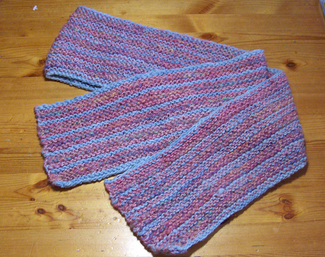 Garter Scarf 1