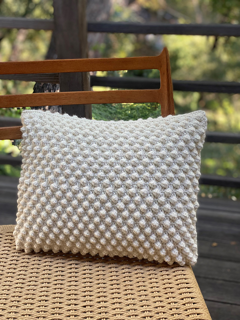 Blackberry Salad Puff Pillow