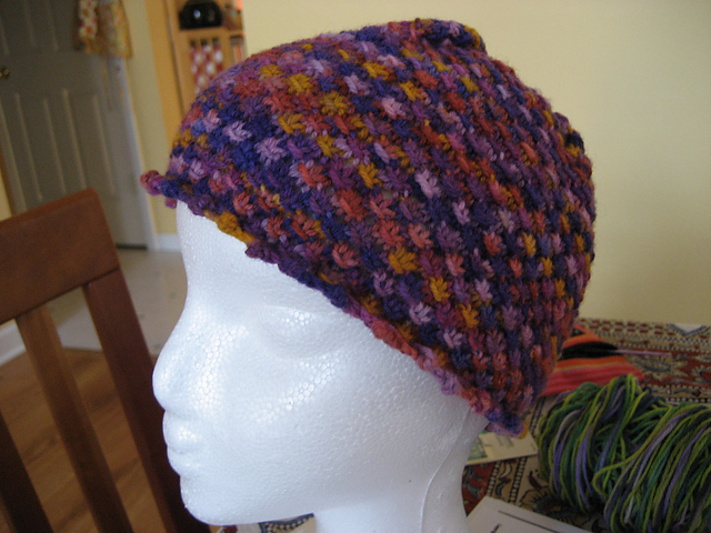 Knotted Openwork Baby Hat