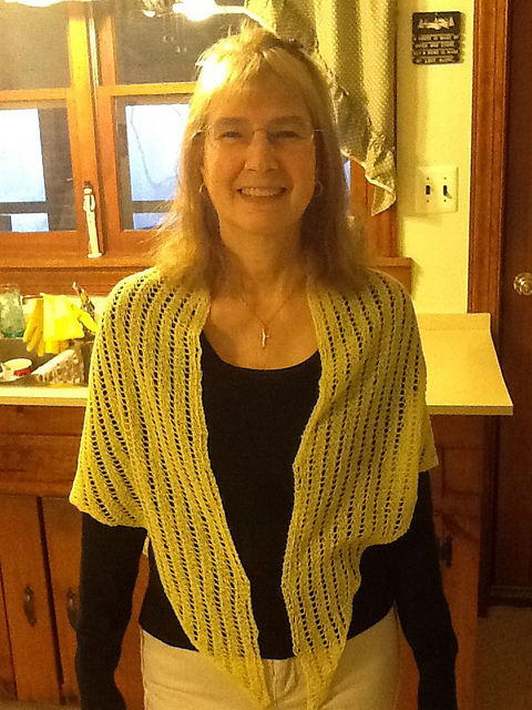 Silky Alpaca Lace Shawl