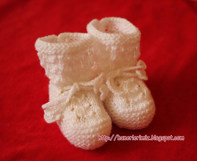Baby Booties - White