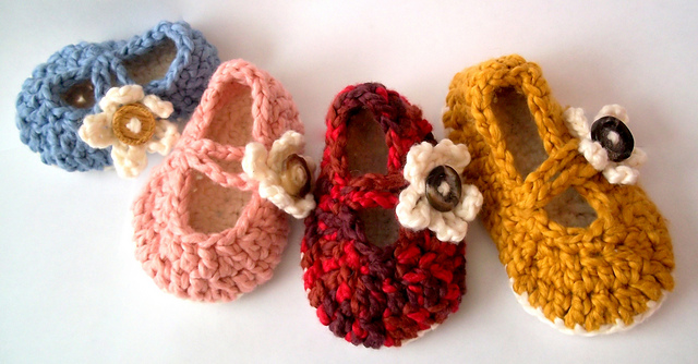 Leila Baby Booties