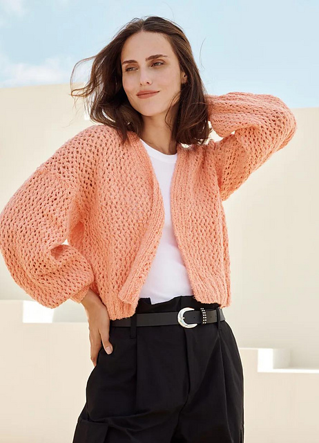 Women's Cropped Cardigan 6285-16