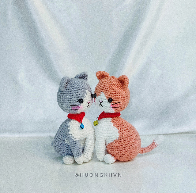 Sitting Bicolor Kitten