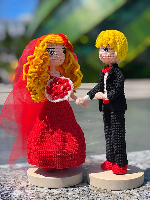 Wedding couple doll
