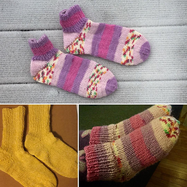 Raggsockar med Bumeranghäl