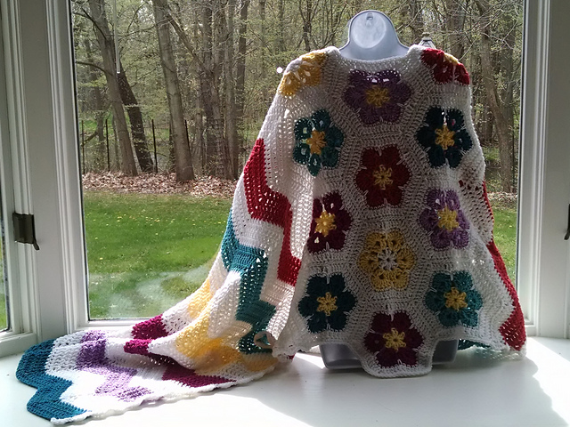 Rippling Flowers Wrap