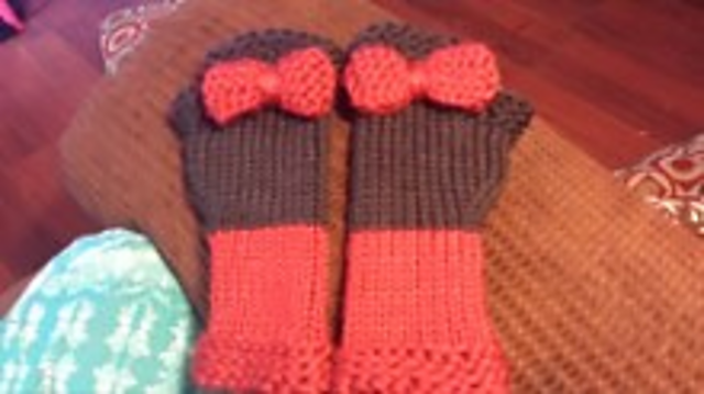 Embellished Fingerless Gloves