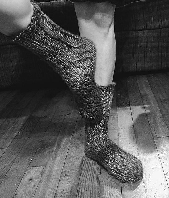 Twisted Tube Sock Variation