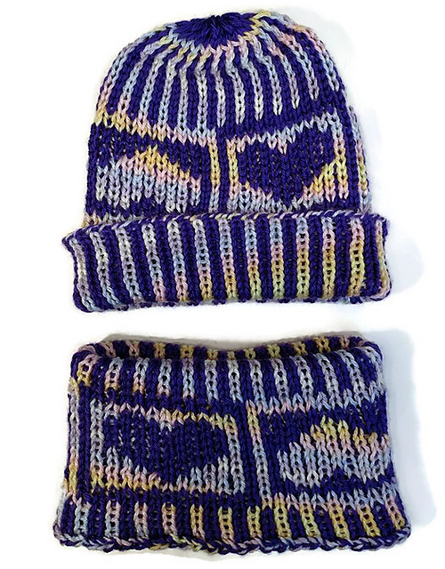 Be Mine Hat and Cowl Set