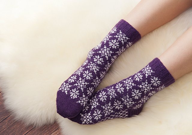 Snowflake Socks