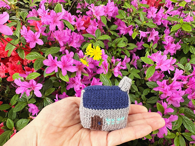 Knitted Miniature House