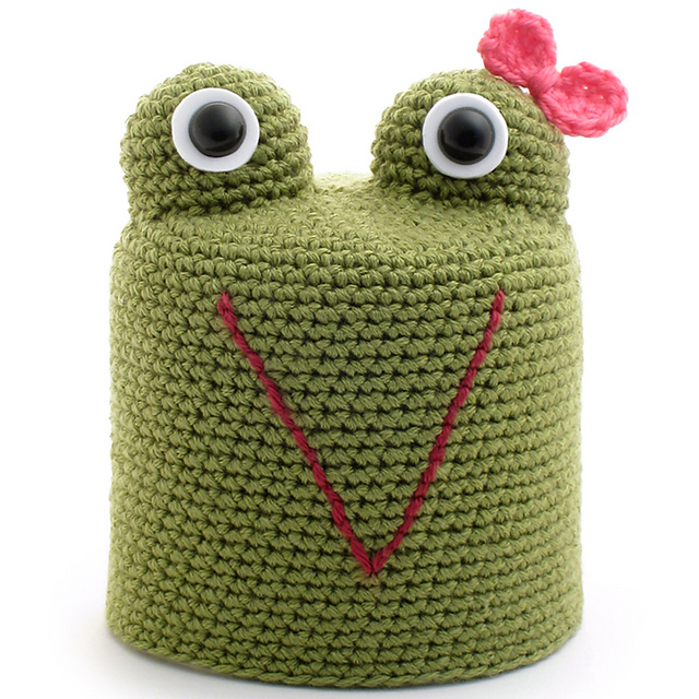 Frankie & Francesca Frog Toilet Paper Cover
