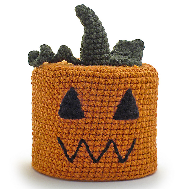 Jack O'Lantern Toilet Paper Cover