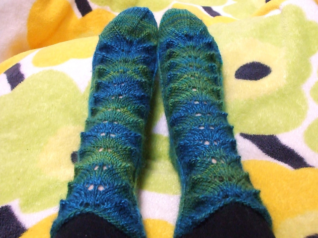 Lace socks, alias "Godzilla socks"