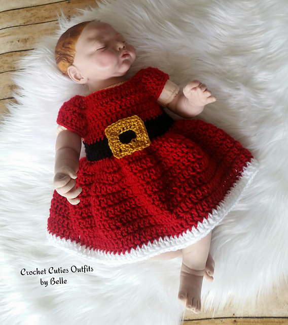 Christmas Baby Dress Red