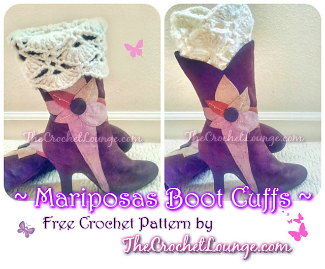 Mariposas Boot Cuffs