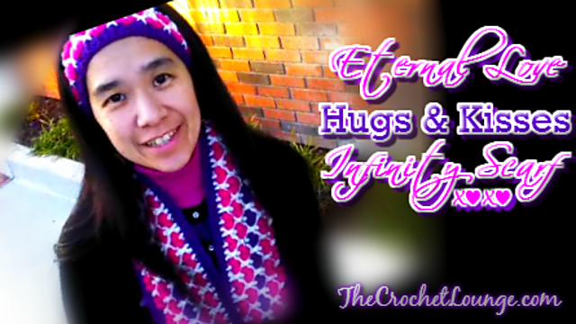 Eternal Love Hugs and Kisses Infinity Scarf