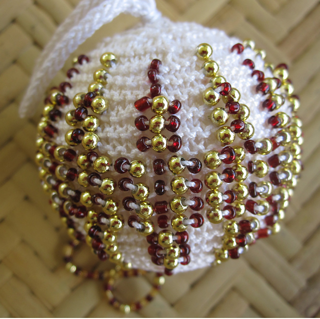 Christmas Beaded Baubles