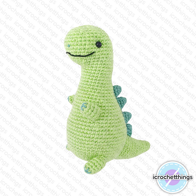Happy Dinosaur Amigurumi