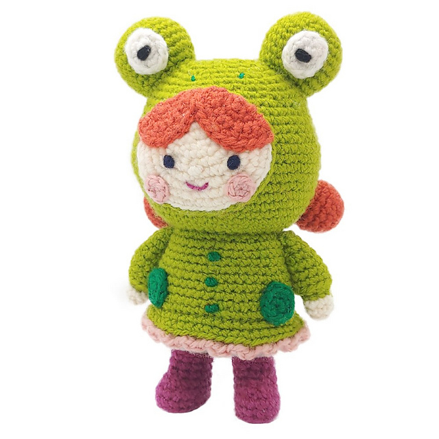 Frog Coat Doll Amigurumi