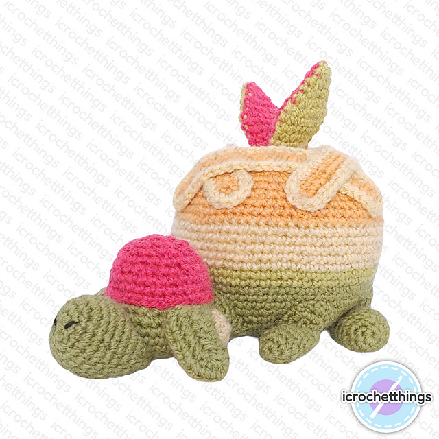 Apple Dragon Amigurumi