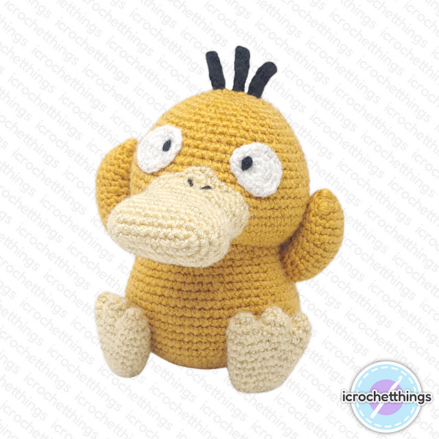 Confused Duck Amigurumi