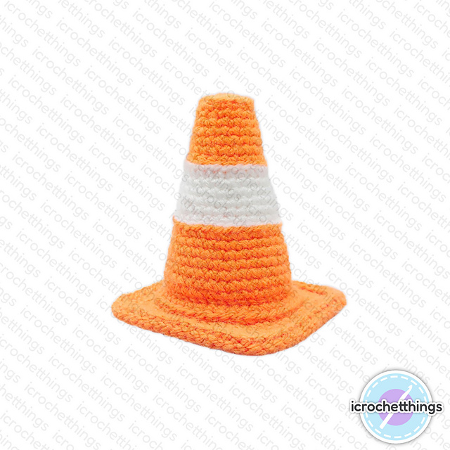 Traffic Cone Amigurumi