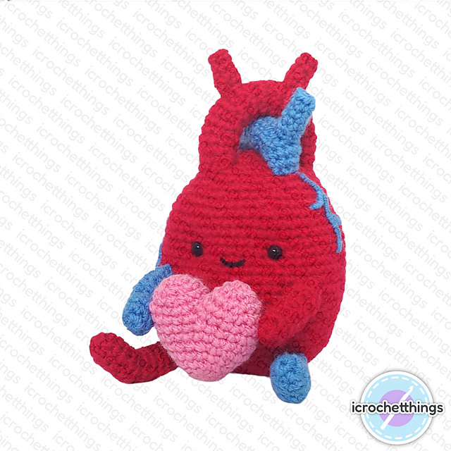 Give You My Heart Amigurumi