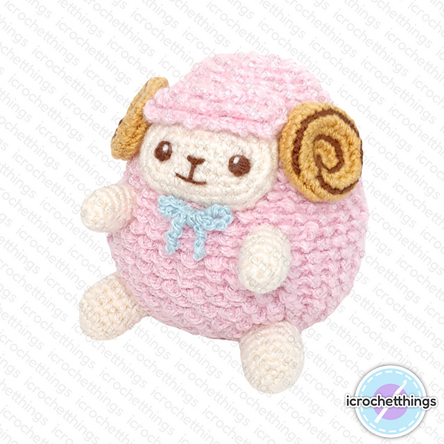 Fluffy Ram Amigurumi