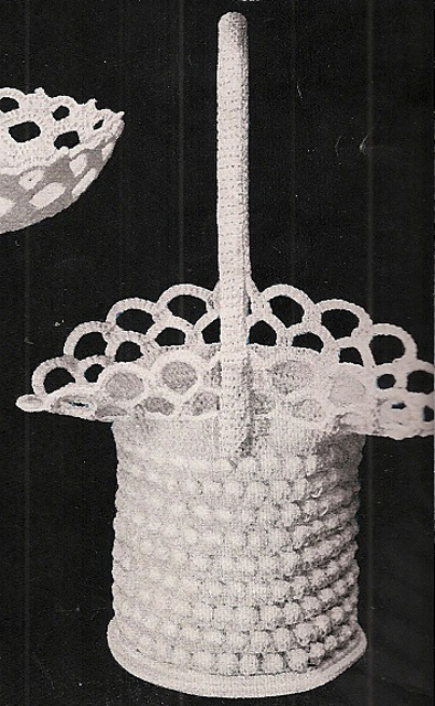 Hobnail and Fretted Glass in Crochet