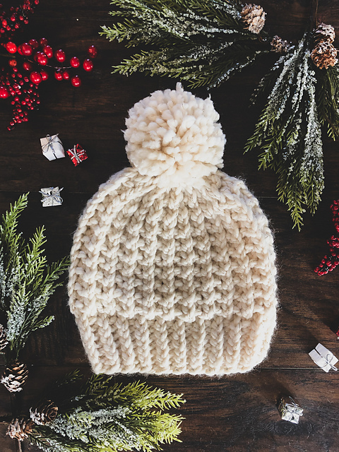 Top of the World Waffle Beanie