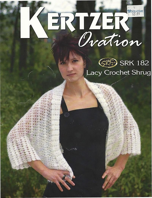 Lacy Crochet Shrug SRK 182