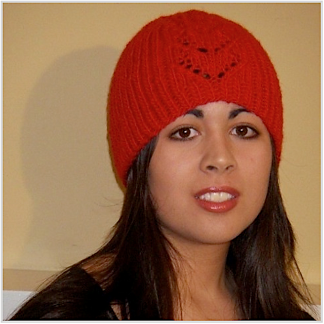 Ravelry: Ribbed Heart Hat pattern by Michele Woodford