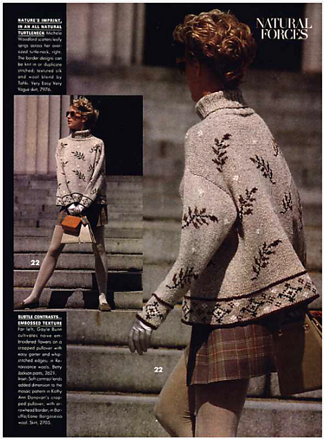 #22 Leafy Sprigs Turtleneck