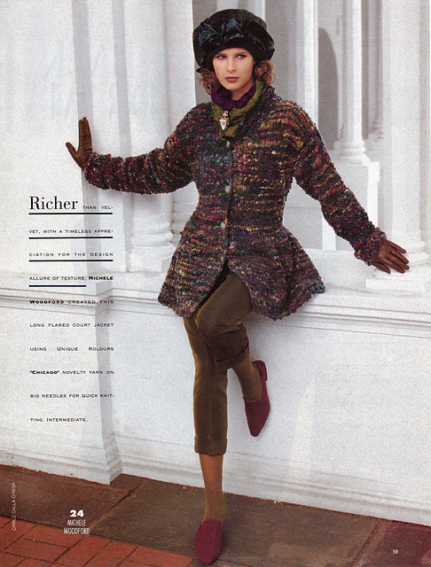 #24 Long Flared Court Jacket
