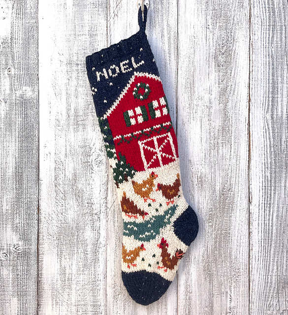 Chicken Christmas Stocking