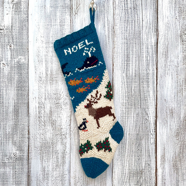Arctic Christmas Stocking