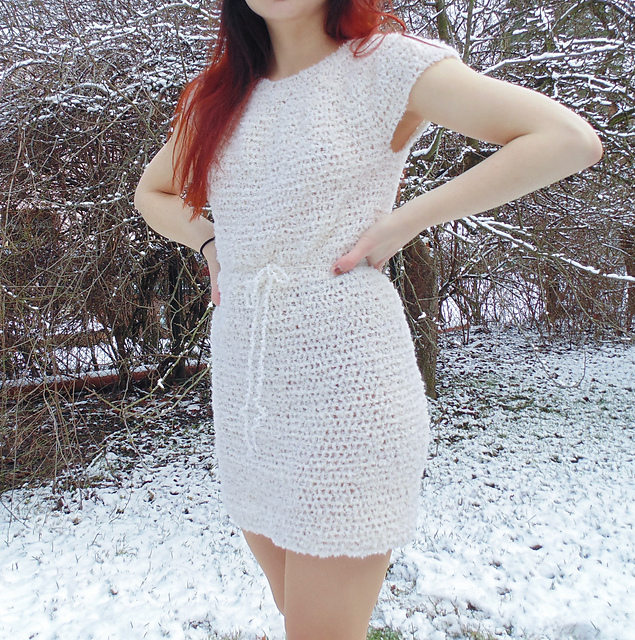 Winter snow dress
