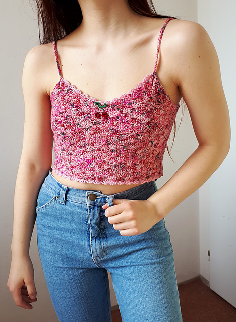 Cherry lady top