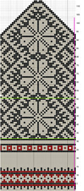 Estonian Stranded Motif