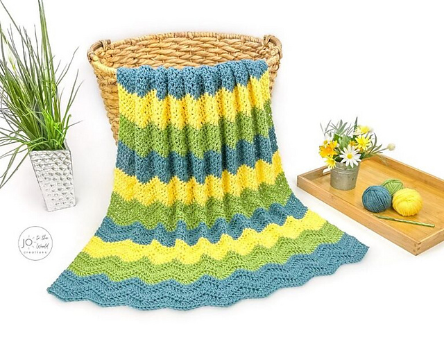 Easy Ripple Blanket