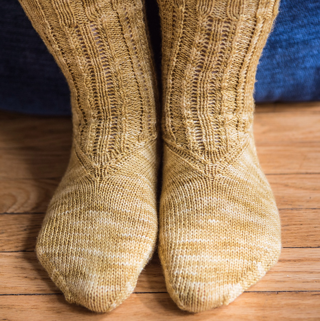 Honey Wheat Socks