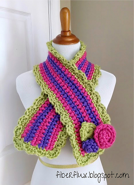 Little Miss Flower Scarf